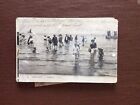 N3a Postcard Used 1900s Margate Paddling Creased