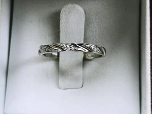PLATIN DIAMANT EHERING/VERLOBUNGSRING GRÖSSE 6,75 - Bild 1 von 11