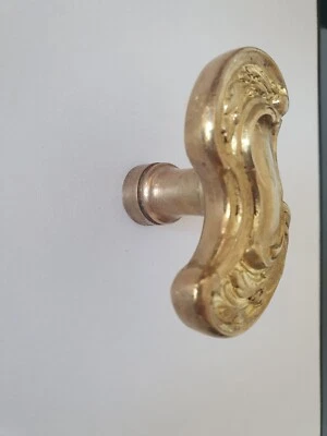 Ancienne   Poignée de Porte d'entrée en Bronze Massif , Signé - L.B. Paris - Photo 1/4