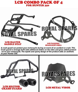 LCB COMBO PACK OF 4 FIT FOR ROYAL ENFIELD HUNTER 350 - Picture 1 of 24