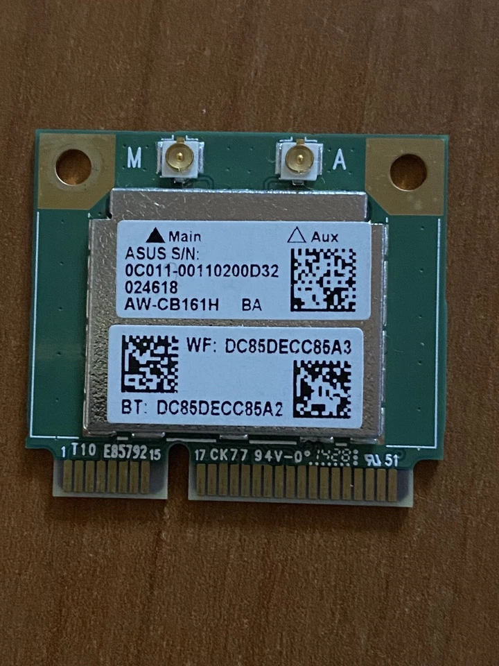 ASUS Scheda Wi-Fi Wireless - Realtek Model: RTL8821AE - Immagine 1 di 1