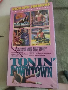 Richard Simmons Tonin' Downtown VHS Tape - Lower Body Workout Exercise - Picture 1 of 6