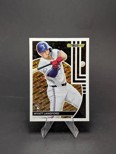 Serie Actualización Topps 2024 - Topps Negro Dorado Wyatt Langford #BG-10 (RC) - Imagen 1 de 2
