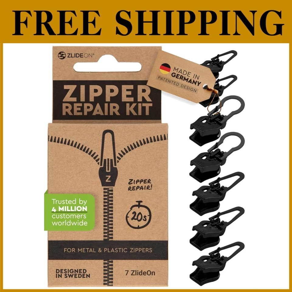 Zipper Pull Replacement 7pcs Multipack - Image 1 of 4