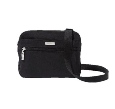 Baggallini Double Zip Medium Crossbody Bag With RFID. NWT! - Image 1 of 4