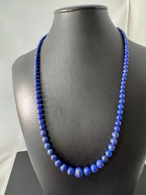 Colar de pedras preciosas Jay King lápis-lazúli graduado 20-22" - Imagem 1 de 4
