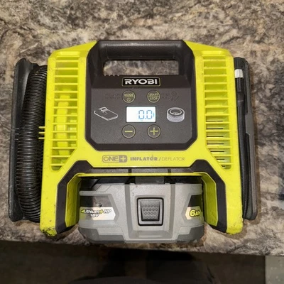 Inflador/desinflador doble función Ryobi P747 One+ 18V Foto 1 de 4