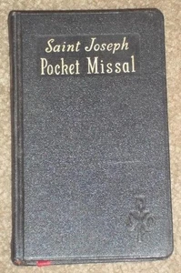 SAINT JOSEPH POCKET MISSAL CONFRATERNITY VERSION, 1963 - Picture 1 of 8