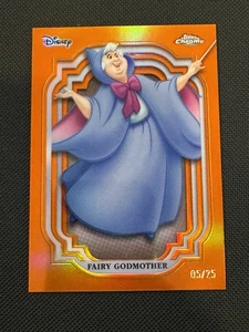 Hada Madrina 2024 Topps Cromo/25 Naranja Refractor Cenicienta - Imagen 1 de 3