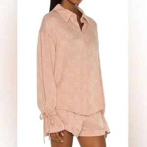 NWT Camila Coelho Top Blusa Rubor Motivo de Caballo talla Pequeña LINDA! - Imagen 1 de 8