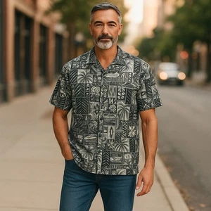 Camisa vintage real creaciones hawaiana talla L nueva con etiquetas - Imagen 1 de 11