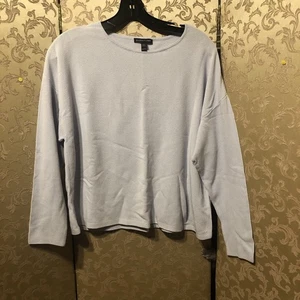 Eileen Fisher Light Purple Boxy Pullover Sweater Size XS - Picture 1 of 5