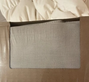 IKEA UPPLAND Cover Footstool Ottoman Storage Totebo Light Beige 004.854.03 New - Picture 1 of 8