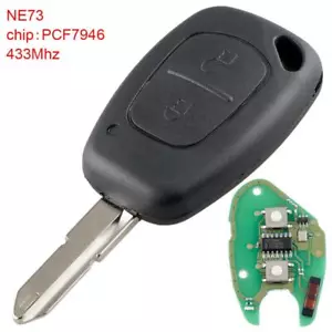 433MHz 2 Buttons Car Remote Key Fob Fit for Movano / KANGOO / Vivaro/ / Renault - Foto 1 di 8