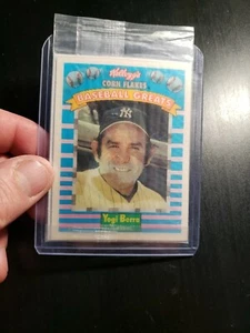 Carta Baseball 1991 Sportflics Kellogg's Corn Flakes Baseball Yogi Berra Sigillata - Foto 1 di 2