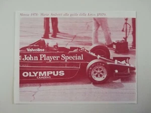 Immagine Formula 1 F1 1978 GP Monza Mario Andretti su Lotus JPS79 - Picture 1 of 1