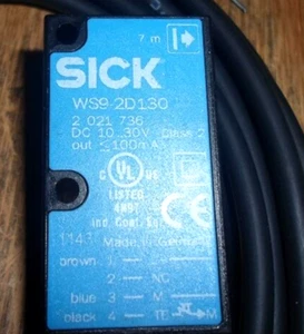 1P New Sick WS9-2D130 Photoelectric Optic Switch Sensor 10~30 VDC 100mA WS92D130 - Picture 1 of 2