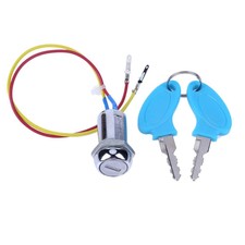 2 Wires Pedal ATV Electric Folding Bike Moped Go-kart Ignition Switch Key