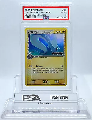 POKEMON EX DELTA SPECIES DRAGONAIR #42 REVERSE HOLO FOIL PSA 9 MINT #28610475 - Image 1 of 3