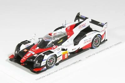 Spark 1/43 Toyota GAZOO Racing TS050 Hybrid No. 8 2017 Silver Stone Model Car - Image 1 of 3