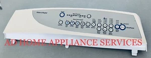 FISHER & PAYKEL washing machine 7.5KG & 8KG CONTROL PANEL FACE/ WA75T65GW1 - Picture 1 of 3