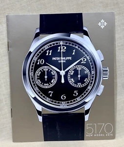 Patek Philippe 2015 Booklet 5170 Komplikation Chronograph Sekunden Hilfszifferblatt Original-Zubehör-Hersteller/ - Bild 1 von 5