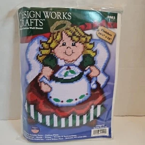 Design Works Natale ANGELO TEIERA tela plastica kit parete 10 1/2" x 13" - Foto 1 di 2