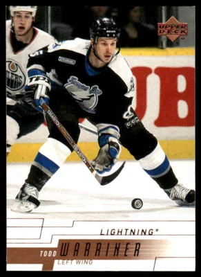 2000-01 Upper Deck #157 Todd Warriner Tampa Bay Lightning Hockey Card - Image 1 of 2