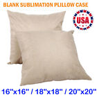 16"/18"/20" Sublimation Linen Blanks Pillow Case Throw Cushion Pillow Cover USA