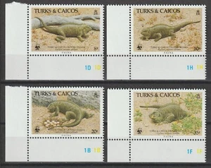 TURKS & CAICOS ISLANDS 1980 WWF SG 888/891 MNH - Picture 1 of 1