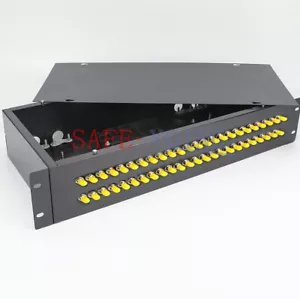 1x LWL Terminal Box 48 Core ST UPC Adapter Pigtail 48 Ports Patchpanel - Bild 1 von 2