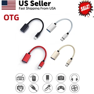USB-C 3.1 Type C Male to USB 3.0 Type A Female Adapter Converter Cable Cord OTG - Picture 1 of 23