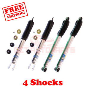 Kit 4 Bilstein 5100 4" Front 3" Rear lift shocks for Chevy 1500 Tahoe 2WD 00-`06