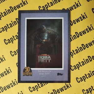 BOOT OF BOBA FETT 2021 Topps Now Star Wars: Lucasfilm 50 aniversario PR4685 - Imagen 1 de 2