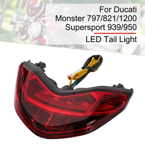 LED Integrated Tail Light For Ducati Supersport 939/950 Monster 821 Monster 1200 - Picture 1 of 18