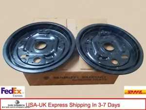 OEM SUZUKI SAMURAI REAR BRAKE BACKING PLATE SIDE FITS SIERRA SJ410 413(set of 2) - Bild 1 von 4