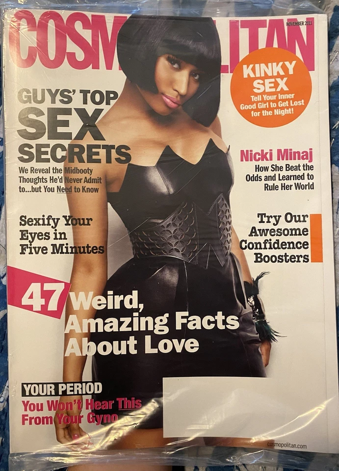 Cosmopolitan Magazine, Still In Mail Wrapper, November 2011, Nicki Minaj Foto 1 de 1