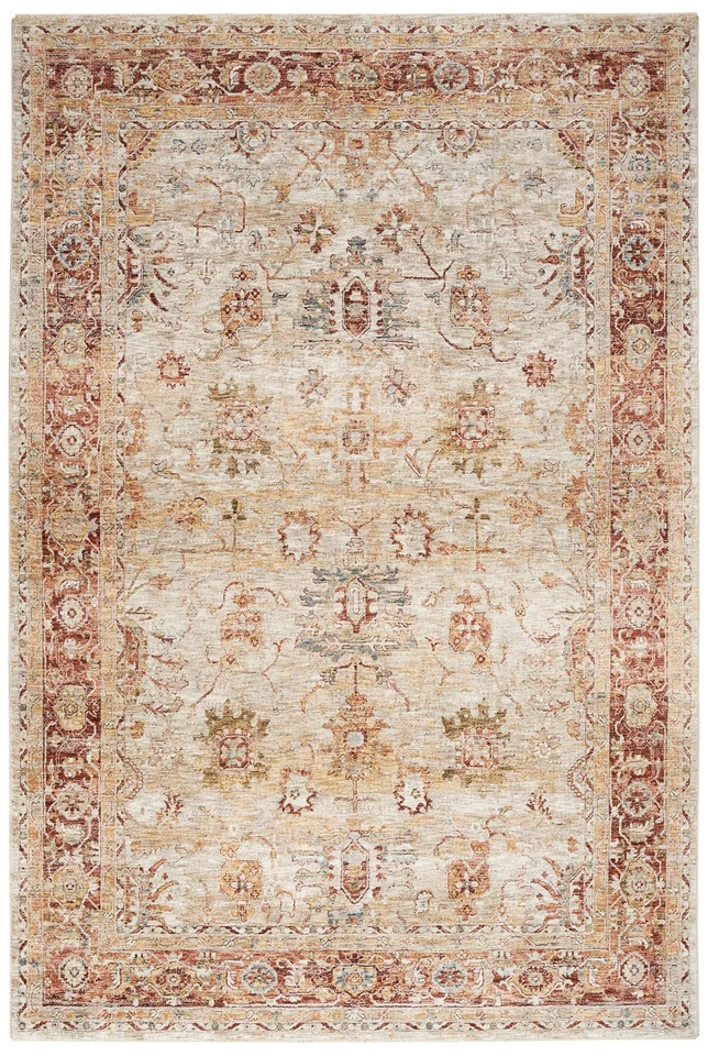 Alfombra rectangular marfil Nourison Sahar SHR02 5'3"x7'8" Foto 1 de 1