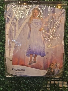 Costume Disney Frozen II (2) Snow Queen Elsa Size 7-8 - Picture 1 of 6