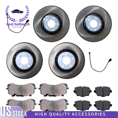 Nuevas pastillas de freno delanteras y traseras y rotores para Bentley Bentayga 2016-2023 stock en EE. UU. Foto 1 de 4