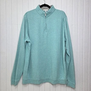 Suéter Peter Millar Azul Claro Cuarto Cremallera Talla XL - Imagen 1 de 9