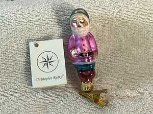 Christmas ornament Radko glass clip on dwarf from snow white AA650 - Picture 1 of 5
