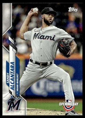 2020 Topps Opening Day Sandy Alcantara Miami Marlins #49 - Image 1 of 2