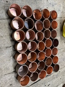3/4” Copper Sweat Caps (Lot Of 40) - Picture 1 of 4
