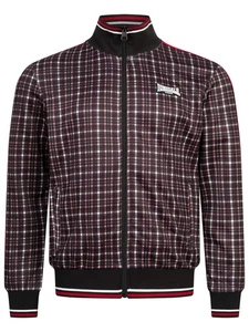 Chaqueta de entrenamiento LONSDALE "Whelley" | Black/Red | Hombre Rojo Negro - Imagen 1 de 6