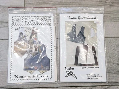 Vintage Vest Sewing Pattern Lot Noah & Crew Scraps of Time ReinVestments II - Image 1 of 4