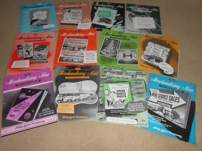 1947 FORD MERCHANDISING NEWS MAGAZINE / COMPLETE 12 Issue 1947 Volume 11 Set - Image 1 of 4