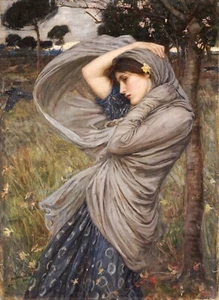 John William Waterhouse : "Boreas" (1903) — Giclee Fine Art Print - Picture 1 of 7