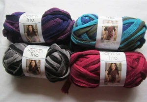 Red Heart Boutique Trio Yarn-3.5 oz.-YOU CHOOSE THE COLOR - Picture 1 of 24