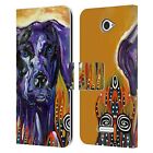 Official Mad Dog Art Gallery Dogs Leather Book Wallet Case For Sony Phones 2